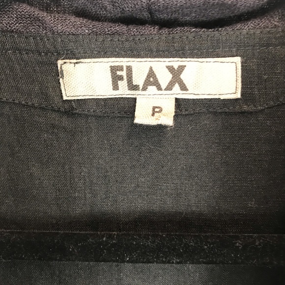 FLAX Waterfall Cardigan Jacket Lagenlook Witchy - Picture 3 of 7